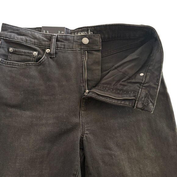 Ralph Lauren High-Rise Skinny Ankle Super Stretch Black Jean Women's, Sz 10P NWT - Picture 4 of 12